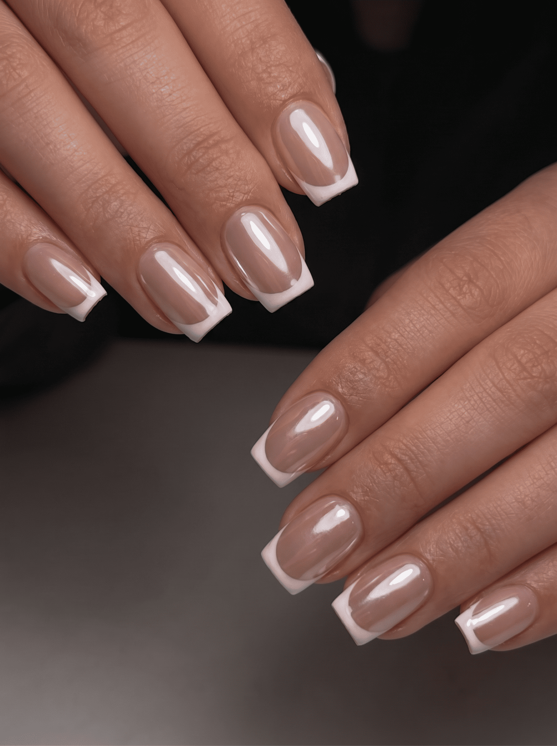 Manicured nails at Blanc Nails & Spa, St. Albert