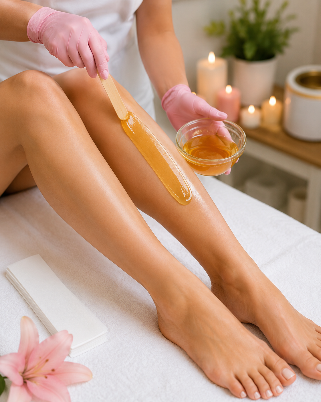 Waxing services at Blanc Nails & Spa